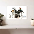 thumbnail image 2 of Elephant Stock Group Of House Pets Wall Art - Horizontal Canvas Wall Art - Living Room Wall Decor - Animal Canvas - White And Gray Decor - 12" x 8", 2 of 8