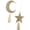 C, variant on Wooden Star Wall Art Decors With Natural Tassels Perfect For Bedroom Living Room Festival Celebration