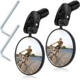 thumbnail image 1 of 2 espejos retrovisores para bicicleta, alta definición 360 ajustable manillar espejo convexo espejo de bicicleta para bicicleta de montaña, carretera, motocicleta, 1 of 5