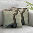 thumbnail image 3 of Chilfamy Throw Pillow Covers Blue Heron Double Sided Decorative Pillows Cushion Cover for Couch Sofa Outdoor White, 3 of 5