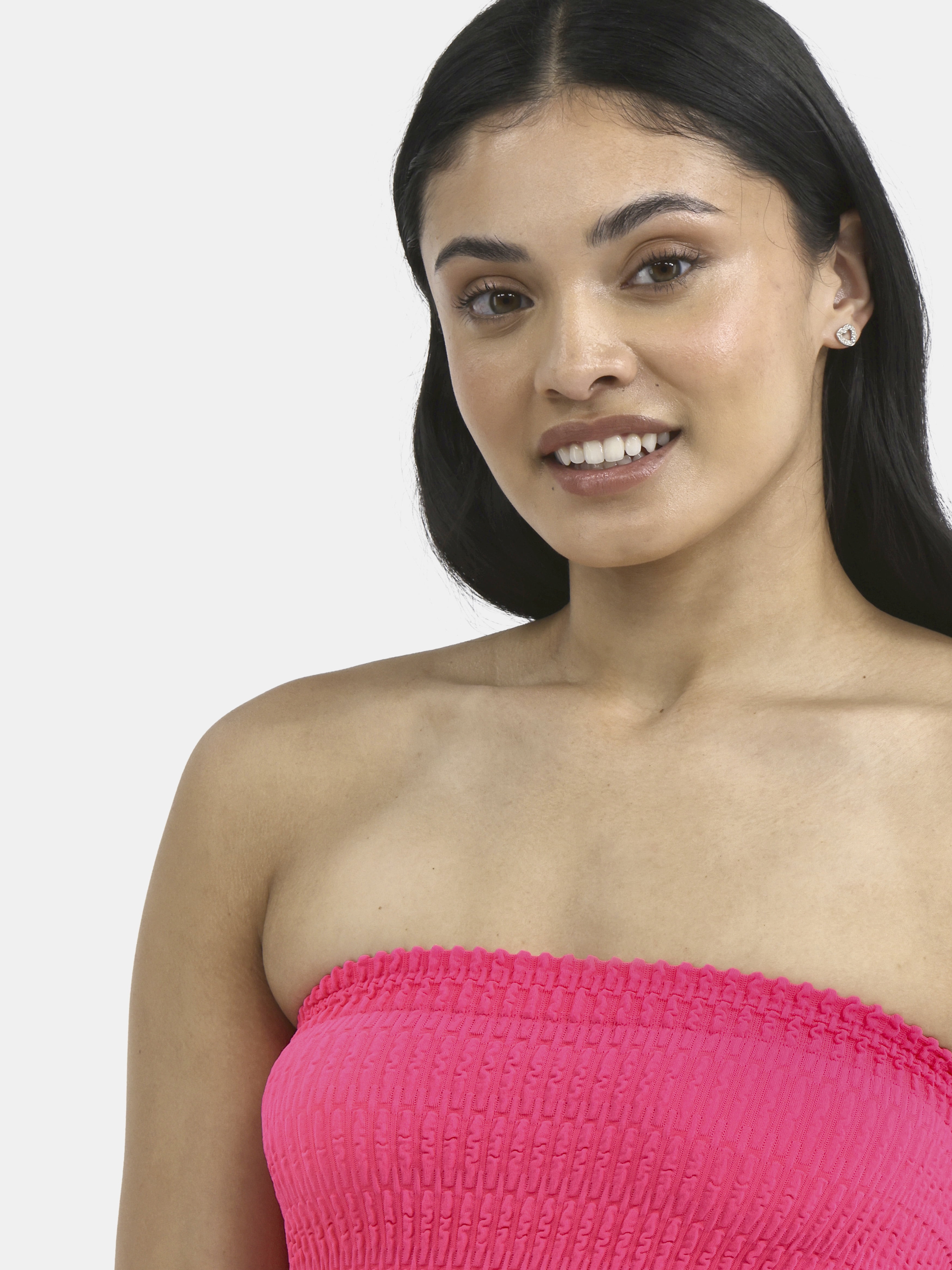 No Boundaries Seamless Textured Tube Top, Women's