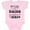 AD-Pink, variant on My Dad is a Teacher and a Hero Boys or Girls Baby Bodysuit