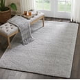thumbnail image 6 of Nourison Malibu Shag Solid Shag Silver Grey 5'3" x 7'3" Area Rug, (5' x 7'), 6 of 8