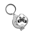 thumbnail image 1 of Black Motorcycle Rider Motorcycle Pattern Finger Nail Clippers Scissor Stainless Steel Cutter, 1 of 3