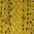 thumbnail image 1 of Ahgly Company Indoor Square Abstract Yellow Modern Area Rugs, 8' Square, 1 of 4