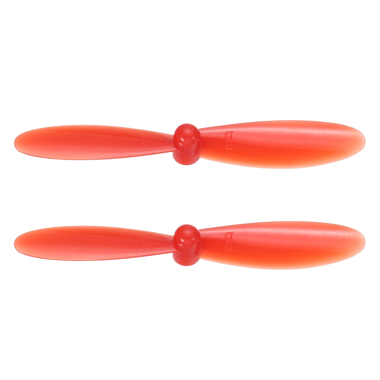 Uxcell 2 Set 55mm/2 Inch Mini Propellers, Special Props for 720 Hollow Cup Motor RC Aircraft Lightweight Drones Mini Quadcopter Accessories, Red