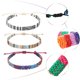 thumbnail image 3 of Pulsera de tobillo de 3 piezas, pulsera de tobillo ajustable, tobillera de playa unisex, accesorios coloridos para festivales de tobillo, 3 of 5