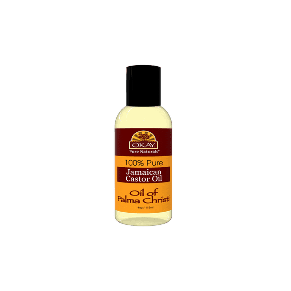 OKAY Jamaican Black Castor Oil for Hair & Skin, Moisturizing Scalp Care, Helps Reduce Breakage & Dryness, For All Hair Types, 4 oz / 118 ml
