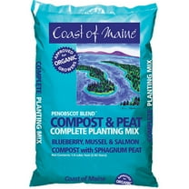Coast of Maine Penobscot Blend Compost & Peat Organic Mix, 1 Cubic Foot