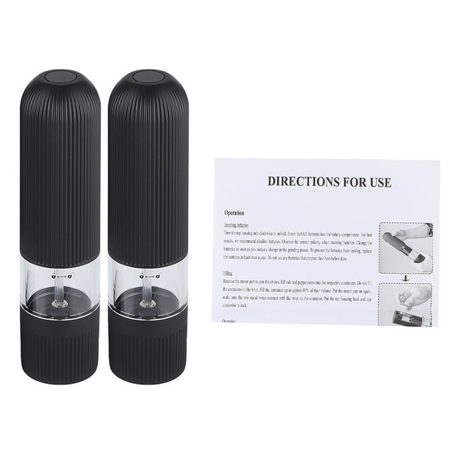 Electric Grinder, Black Coffee Grinder, Pepper Grinding Tool, For Coffee Shop Home Kitchen Restaurant