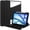 Black, variant on DWaybox Case for iPad Air 11-inch (M4) 2026 Model A3460, Shockproof Smart Cover with 360° Rotating Kickstand, Pencil Slot, Transparent Back Shell & Auto Wake/Sleep -Black