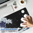 thumbnail image 6 of Large Mouse Pad, Desk Mats On Top of Desks XL Keyboard Mouse Pad with Non-Slip Base Extended Mouse Pad for Work, Game, Office, Home - Kanagawa Surfing Sea Wave (31.4x15.7 in), 6 of 6