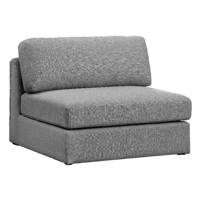 Meridian Furniture Beckham Linen Polyester Modular Armless Chair Meridian Furniture Beckham Linen Polyester Modular Armless Chair
