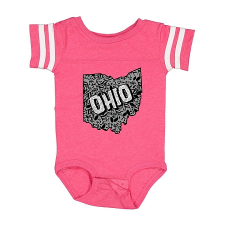 

Inktastic Ohio Music Notes Boys or Girls Baby Bodysuit