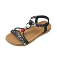thumbnail image 2 of Womens Sandals Comfortable Fashion Women Casual Round Head Comfy Sandals Beach Casual Sandals Shoes, 2 of 9
