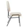 thumbnail image 3 of Modway Craft Upholstered Fabric Dining Side Chairs in Black Beige, 3 of 9