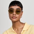 thumbnail image 3 of NEW MU55ZS 5AK07O MIU MIU SUNGLASSES MU 55ZS 5AK07O ROUND GOLD SMU 55Z EYEWEAR, 3 of 4