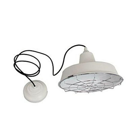 Commercial Electric 1 Light White Led Utility Pendant Com Commercial Electric 1 Light White Led Utility Pendant