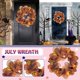 thumbnail image 2 of Halloween Wreath Crown Decoration Door Ornament Decoration Scary, 2 of 6