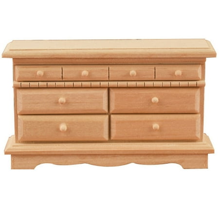 

1pc 1/12 Mini House Cabinet Miniature Wooden Drawer Cabinet Furniture Model