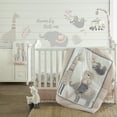 thumbnail image 3 of Levtex Baby - Imani Resuable Wall Decal - Llama, Elephant, Lion, Sloth - Grey, Taupe, Pink, - Nursery Accessories - Size: 19 x 35.5in., 3 of 4