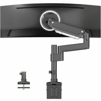VIVO Single Monitor Desk Mount w/ Pneumatic Spring, Fits Ultrawides up to 49"