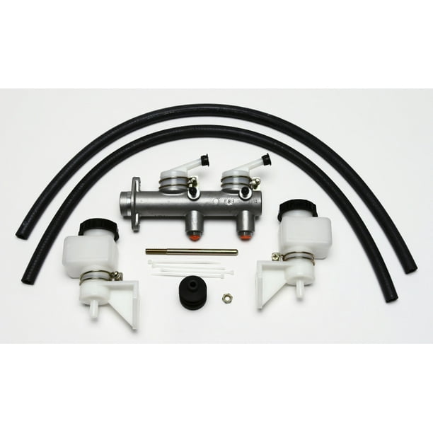 Wilwood Tandem Master Cylinder 1in Bore w/ Remote Reservoirs