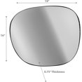 thumbnail image 3 of Metal Mirror- Eva, Mirrors, Silver, Metal, 16 x 0.75 x 19, 3 of 3