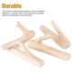 thumbnail image 4 of 4 Pieces Natural Wood Hook,wooden Hook,cylinder Wall Coat Hook Decorative Hook,wooden Hook For Hanging Coats Hats Bags Towels(width 2 - 3 Cm), 4 of 4