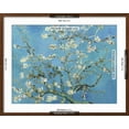 thumbnail image 5 of Art.com Almond Branches in Bloom, San Remy, c.1890 Art Print by Vincent van Gogh, Brown Frame Wall Art, 29" x 23", 5 of 5