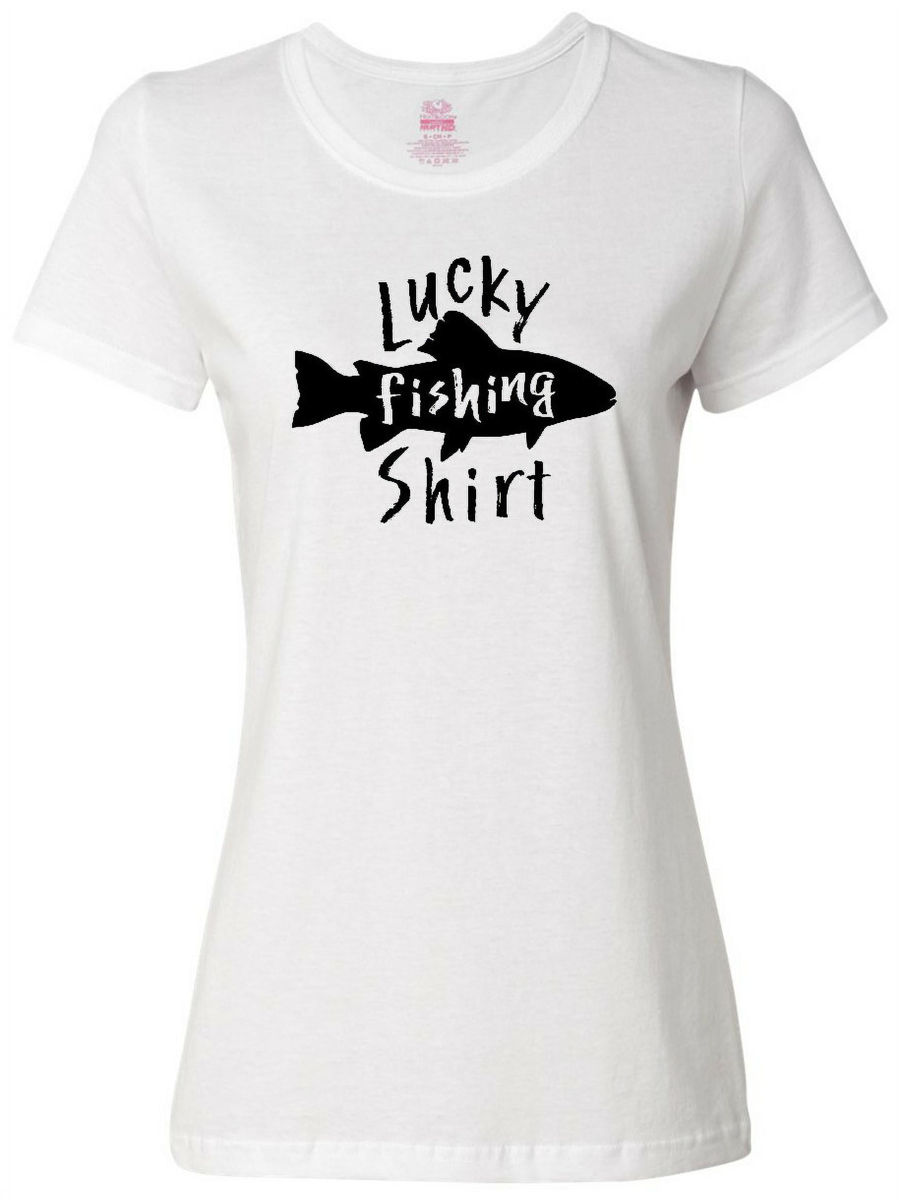Funny Outdoors Bite Me Fish On Hook WHT Funny Fishing Women's V-Neck T-Shirt