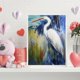 thumbnail image 5 of Cuadros Decorativos Pintura al óleo por números Stand Egret Canvas Artwork Living Room Picture Decoración Ndcxsfigh Nuevos Originales, 5 of 8