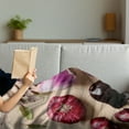 thumbnail image 3 of Natural Color Soft Flannel Fleece Throw Blanket, Healthy Food Above Vista Photo of Fresh Vegetables and Figs, Cozy Plush for Indoor and Outdoor Use, 70" x 90", Champagne and Multicolor, by Ambesonne, 3 of 5