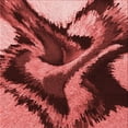 thumbnail image 1 of Ahgly Tapis d'Intérieur Lavable en Machine Carré Rouge Safran, 5 Pieds Carré, 1 of 7