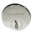 thumbnail image 2 of Baldwin 6761003 Cylinder Dummy Decorative Cylinder Trim Collar, Lifetime Polished Brass, 2 of 2