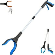 Grabber Reacher Tool, 32” Extra Long Foldable Gripper and Reaching Tool, Heavy Duty Pick Up Stick Grabbers for Seniors, Trash, Must Haves Gifts