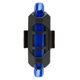 thumbnail image 2 of USB LED bicicleta luz trasera recargable impermeable bicicleta advertencia lámpara azul, 2 of 7