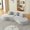 Light Grey, variant on MAYEERTY Compressible Corduroy Curved Sectional Sofa with Scatter Cushions, Oversized for Living Room, 123*53*26"Light Grey