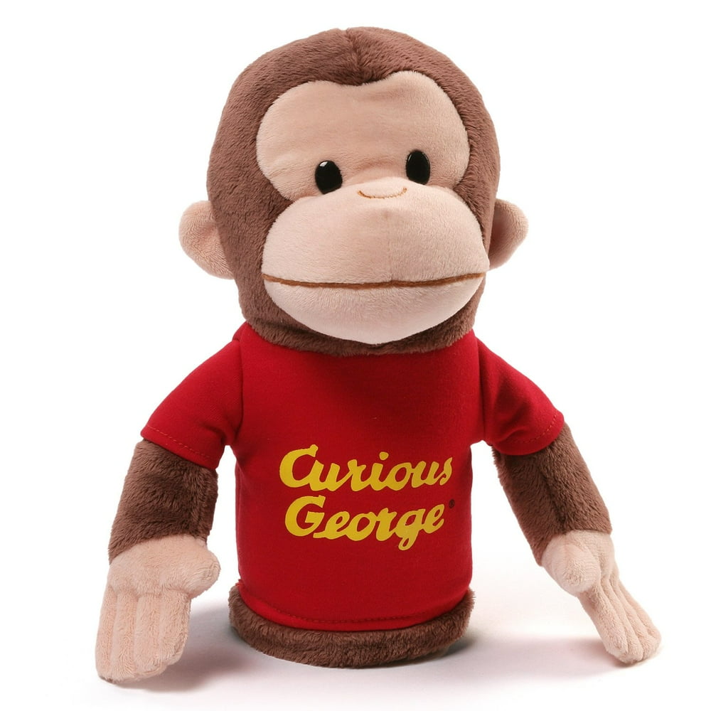 GUND Plush Monkey Hand Puppet Stuffed Animal Plush, 10", Plush Curious
