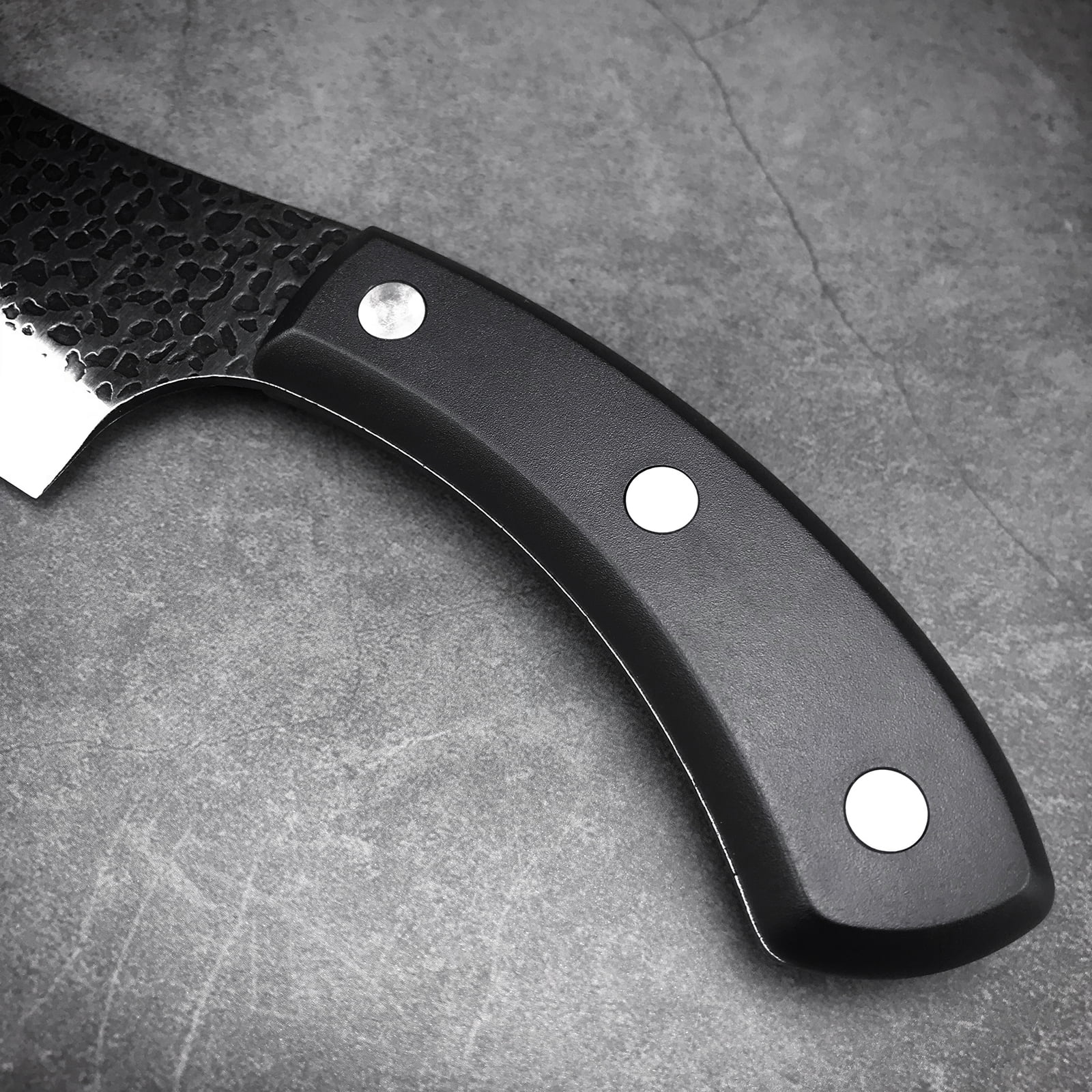 Butcher Knife, Boning Knife, Full Tang Chef Knife, Meat Clever Knife with Sheath for Home, Outdoor Camping and BBQ