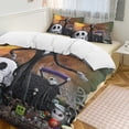 thumbnail image 2 of The Nightmare Before Christmas Comfort Base Sleep Solution Strong Thread Feel Machine Clean Fabric Duvet Cover Sets Idea, 2 of 5