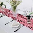BalsaCircle 13"x108" Payette XL Sequin Table Runner Pink - Walmart.com