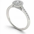 thumbnail image 2 of 1/2 Carat T.W. Diamond 10kt White Gold Double Halo Engagement Ring, 2 of 5