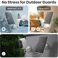 thumbnail image 5 of AURUMBACH Outdoor Security Camera 2K Wireless Surveillance Camera with Solar Panel White, 5 of 6