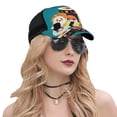 thumbnail image 5 of Disketp I Love Sushi Print Trucker Hat Men Women - Mesh Baseball SnapBack Cap, 5 of 7