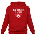 thumbnail image 1 of Tstars Womens Horse Gifts for Horse Lovers my Horse is my BFF Horse Shirts Horse Clothes Birthday Horse Gifts for Women Hoodie, 1 of 4