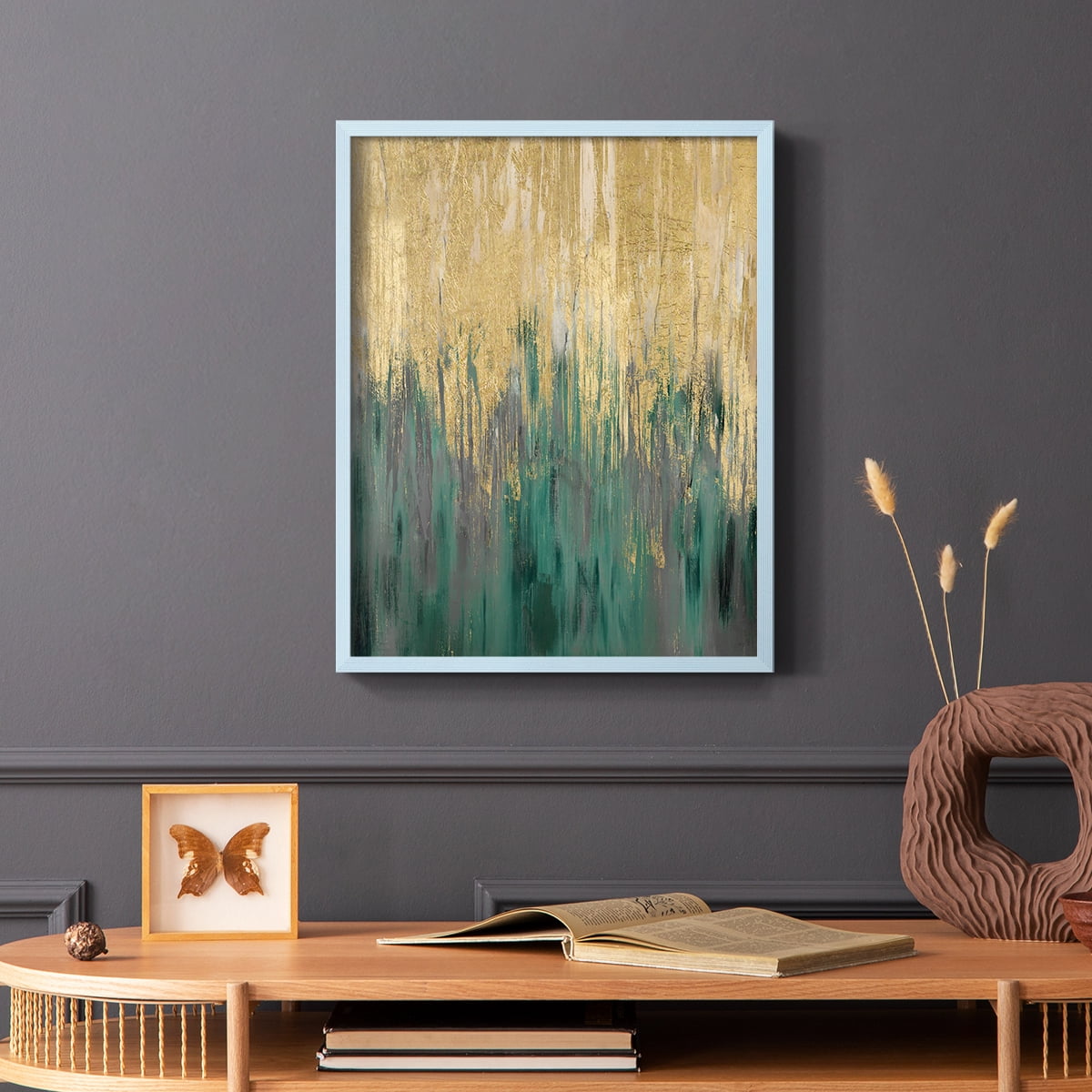 Catskill Forest in Paper Solid Wood 11 x 14 Framed Print