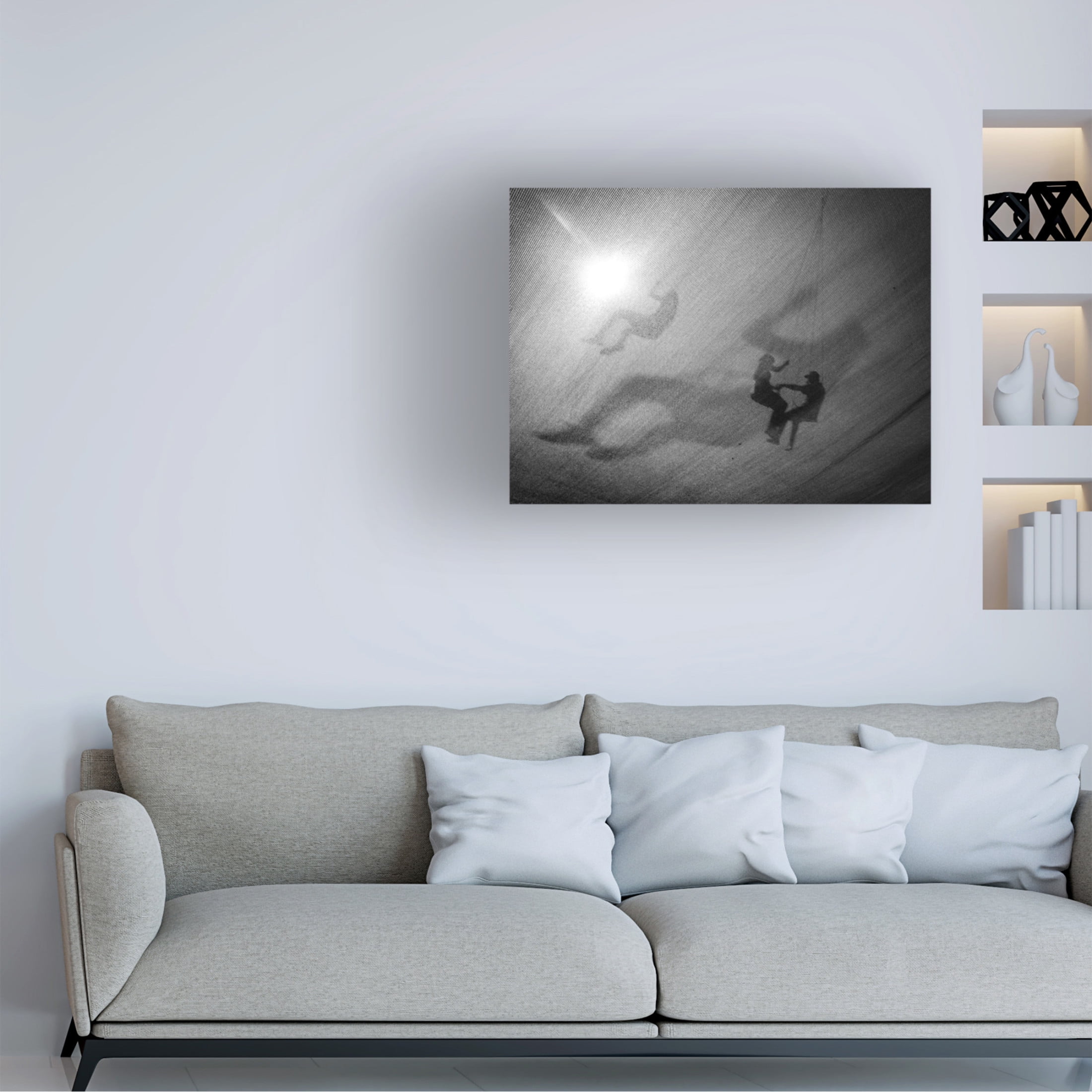 Trademark Fine Art HALIT KARTAL Love In The Air Canvas Wall Art