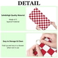thumbnail image 6 of Red and White Checkered Pattern Dish Drying Mat for Kitchen 1 Pack, Ultra Absorbent Microfiber Dishes Drainer Mats,16"x18", 6 of 6
