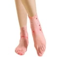 thumbnail image 1 of Medias de seda sexy y modernas para mujer: medias de color liso con encaje transpirable, nailon y spandex, lavables a mano, perfectas para regalar, 1 of 2